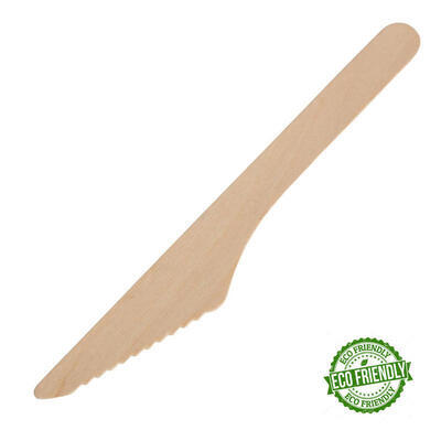Nůž ze dřeva 16 cm - 100 ks - 1